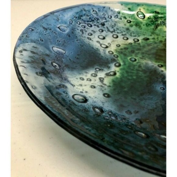 MS27 12 5/8" Rare Blue Green 2x blown gl - Picture 6 of 6